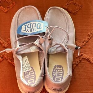 Hey Dude Women's Wendy Lilac Canvas shoes